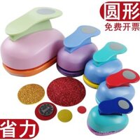 Dụng cụ dập hoa tròn tiết kiệm công sức, dụng cụ in hoa, máy ép giấy, khuôn tròn, dụng cụ DIY cho trẻ em, lớn SMI2