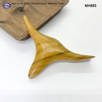 Dụng cụ day ấn huyệt mát xa hình đầu Trâu gỗ Bách Xanh MH885 Chăm sóc sức khỏe cho gia đình