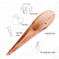 Dụng cụ day ấn huyệt sừng ống tròn massage cạo gió nguyên khối giúp giãn gân cốt toàn thân - MỸ NGHỆ THẮNG HUYỀN