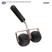Dụng cụ diện chẩn bằng sừng trâu - cây lăn cầu gai đôi mát xa toàn thân - MH897
