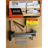 Dụng cụ đóng đinh bằng tay tự động ST18B- Cây gõ đinh bê tông tự động băng 65 đinh ST15 và ST18