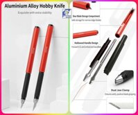 Dụng cụ Dspiae AT-DK dao mô hình Broad Narrow Blade Hobby Aluminium alloy hobby Knife Plastic Cutting