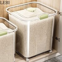 Dụng cụ giữ ngũ cốc vuông thân thiện với môi trường, 10-20 CNY, Hoàn hảo cho bột mì, gạo, dễ dàng xem và truy cập