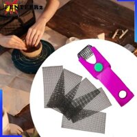 Dụng cụ gốm Dụng cụ đánh bóng để làm mịn góc sắc nét và cạnh Đất sét Điêu khắc cầm tay Dụng cụ mài cho đất sét Thủ công Máy mài