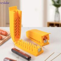 Dụng cụ gọt vỏ xúc xích DALEE, Dụng cụ cắt xúc xích gia đình DIY, Dụng cụ cắt lát bằng nhựa cầm tay Dụng cụ cắt chuối bằng thép không gỉ Dụng cụ nướng thịt