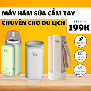 Dụng cụ hâm sữa cầm tay không dây Fatzbaby Ready 4 Plus+ FB3123WN
