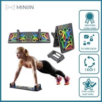 Dụng Cụ Hít Đất Chống Đẩy Đa Năng  Đa Dạng 14 Bài Tập Khác Nhau- Bộ Chống Đẩy Tập GYM Tại Nhà- Chính Hãng MINIIN