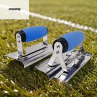 Dụng cụ hoàn thiện xi măng thạch cao Stucco Dụng cụ bê tông bằng thép không gỉ Tay cầm mềm. [liveliving.vn]