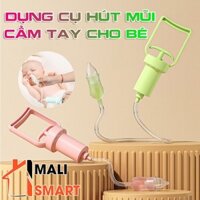 Dụng Cụ Hút Mũi Cầm Tay Đầu Hút Silicon Mềm Bơm Tay Lực Hút Mạnh Chống Trào Ngược Dễ Dàng Vệ Sinh Mũi Cho Bé