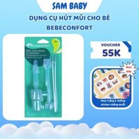 Dụng cụ hút mũi cho bé Bebe Confort dạng dây, hút mũi Pháp có đầu silicon mềm mại