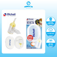 Dụng cụ hút mũi dây cho bé Richell RC98550 chính hãng, hút mũi có đầu silicon mềm mại