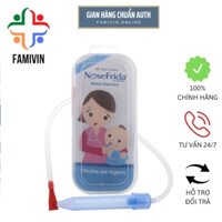 Dụng cụ hút mũi NoseFrida Nasal Aspirator, Thụy Điển giúp vệ sinh mũi cho trẻ em từ sơ sinh đến 3 tuổi