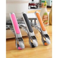 Dụng cụ kẹp gắp đồ nóng Dandihome inox 304 với mút silicon chống trơn trượt