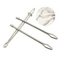 Dụng cụ kẹp luồn chun bằng thép, Nhíp luồn chun, Xỏ chun, giúp việc luồn chun dễ dàng hơn(GIÁ 1 CÁI)