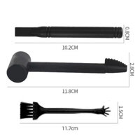 Dụng cụ khai quật khảo cổ, bộ ba món bao gồm búa nhỏ, bàn chải, xẻng, búa sắt hóa thạch khủng long nhựa, đồ chơi trẻ em