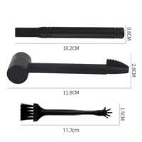 Dụng cụ khai quật khảo cổ, bộ ba món bao gồm búa nhỏ, bàn chải, xẻng, búa sắt hóa thạch khủng long nhựa, đồ chơi trẻ em