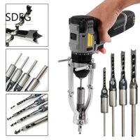 Dụng cụ khoan chế biến gỗ SDFG, Mũi khoan lỗ vuông có độ cứng cao bằng thép tốc độ cao, Hệ thống chắc chắn bền bỉ của Anh Bộ khoan lỗ mộng Auger Dụng cụ khoan chế biến gỗ