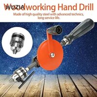 Dụng cụ khoan thủ công WUZIA, Tay cầm chống trượt Máy khoan quay tay quay, Dụng cụ cắt mũi nhọn đa chức năng 0,6-6 MM di động