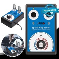 Dụng cụ kiểm tra bugi lỗ đôi Công cụ chẩn đoán ô tô 12v Máy kiểm tra đánh lửa tự động 0-6000 vòng / phút Máy dò Z6q3