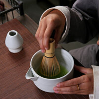 Dụng cụ làm bát Matcha kèm bát trà miệng cốc trà Matcha bàn chải nắp trà Bộ dụng cụ