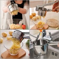 Dụng cụ làm bún bằng inox, bánh lọt, bánh canh 3 vỉ khuôn loại 1 cao cấp tiện dụng
