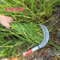 Dụng cụ làm cỏ nông nghiệp ngoài trời, dụng cụ cắt cỏ bằng thép mangan, lưỡi hái thu hoạch ngô và h
