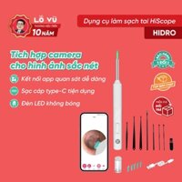 Dụng Cụ Làm Sạch Tai Hidro HiScope, Camera soi quan sát,  Kết Nối App Điện Thoại Tiện Dụng