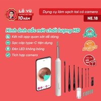 Dụng Cụ Làm Sạch Tai Ne18, Camera soi quan sát,  Kết Nối App Điện Thoại Tiện Dụng