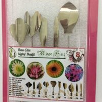Dụng cụ làm thạch rau câu 3D Ngọc Huệ (bộ số 8 - hoa đồng tiền, anh thảo, lan huệ, cỏ ba lá, thạch thảo, hoa cúc)