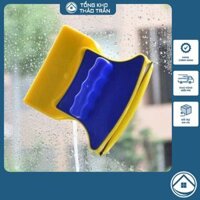 Dụng Cụ Lau Kính 2 Mặt Tiện Dụng, Nam Châm 2 Mặt Chắc Chắn, Lau Siêu Sạch