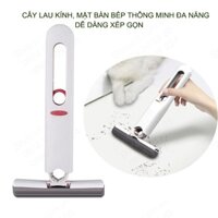 Dụng cụ lau mặt bàn bếp, tường gạch ốp, kính thông minh đa năng thế hệ mới, có thể xếp gọn