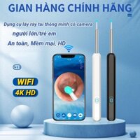 Dụng Cụ Lấy Ráy Tai Camera ✔️Chính Hãng✔️ 3 trong 1, có đèn LED, Nội Soi Tai Mũi Họng, Kết Nối Mọi Điện Thoại, Máy Tínj