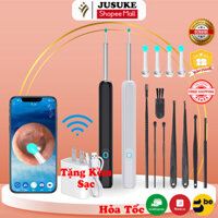 Dụng cụ lấy ráy tai có gắn camera nội soi đa năng bằng hình ảnh sắc nét bảo hành 12 tháng