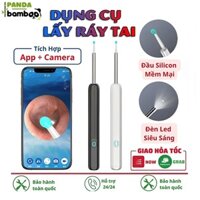 Dụng Cụ Lấy Ráy Tai NE6 Có Gắn Camera Nội Soi Đa Năng MEGUN Hình Ảnh Full HD 1296P Sắc Nét Kết Nối Với Điện Thoại