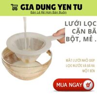 Dụng cụ lọc thực phẩm rây nhựa lưới lọc trà sữa đậu nành rây cháo lọc thức ăn cầm tay đa năng