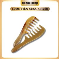 Dụng Cụ Lược Tiên Sừng Răng Thưa Thần Thánh Massage Đầu Giúp Lưu Thông Máu