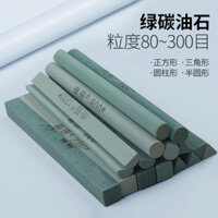 Dụng cụ mài đá mài vuông đánh bóng thanh đá mài nhỏ mài mịn đá mài nhỏ 150*12mm hình tam giác tròn
