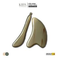 Dụng cụ massage gua sha sừng trâu tự nhiên | Bảng cạo gió mặt & body, thanh lăn bấm huyệt giảm đau thư giãn