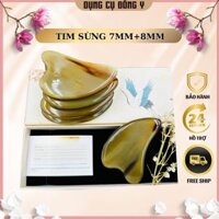 Dụng Cụ Mát Xa Cạo Gió Tim Sừng - Dụng Cụ Diện Chẩn