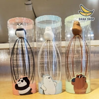 Dụng cụ mát xa da đầu anh em gấu bare bear Chúng tôi đơn giản là gấu