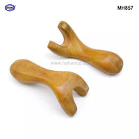 Dụng Cụ Mát xa Gỗ Bách Xanh MH857 Cổ, vai, mắt, mũi, mặt, kiểu thái - Có mùi thơm dịu - Chăm sóc sức khỏe