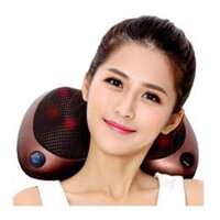 Dụng cụ Matxa toàn thân- Gối Matxa 8 bi - Gối matxa hồng ngoại