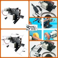 Dụng cụ máy mài dây đai khoan đa năng để bàn mini Abrasive Belt Polishing Grinding Machine Desktop