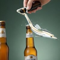 Dụng cụ mở chai bia cao cấp Phong cách mới Dụng cụ mở bia độc đáo Đồ dùng nhà bếp sáng tạo Dụng cụ mở chai rượu cá heo 0108