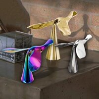 Dụng cụ mở chai mới chim không lật, chim cân bằng chim, kim loại sáng tạo bia đại bàng, dụng cụ mở chai lơ lửng có thể được sử dụng làm đồ trang trí