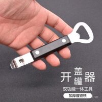 Dụng cụ mở hộp sữa dừa đa năng, dụng cụ mở chai bia thủ công tại nhà