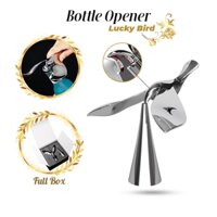 Dụng Cụ Mở Nắp Chai Hình Chim Cân Bằng Sang Trọng Cao Cấp ( Đồ Khui Bia Lucky Bird Có Thể Làm Đồ Trang Trí Nội Thất )