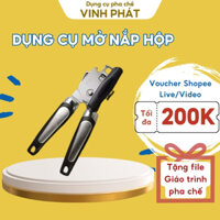 Dụng cụ mở nắp đồ hộp đa năng chất liệu inox, Dụng cụ khui hộp đa năng cầm tay - Vinh Phát