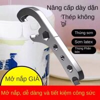 Dụng cụ mở xô bằng thép không gỉ, dụng cụ mở nắp, xô sơn cờ lê thủ công đa chức năng, dụng cụ mở nắp