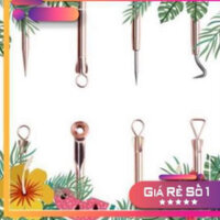 DỤNG CỤ NẶN MỤN VÀ LẤY RÁY TAI 4 CÂY 8 ĐẦU